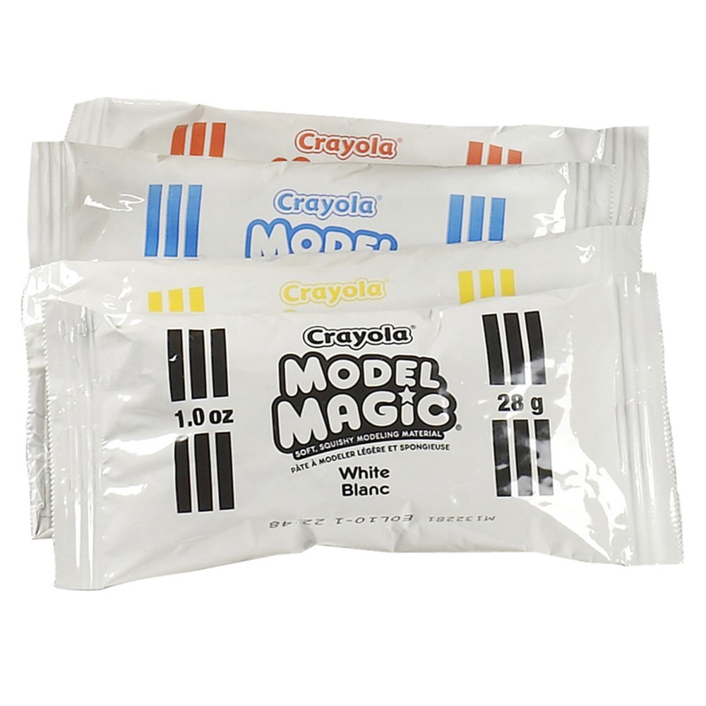 Crayola 1 oz Model Magic Modeling Compound, White, 75/Pack