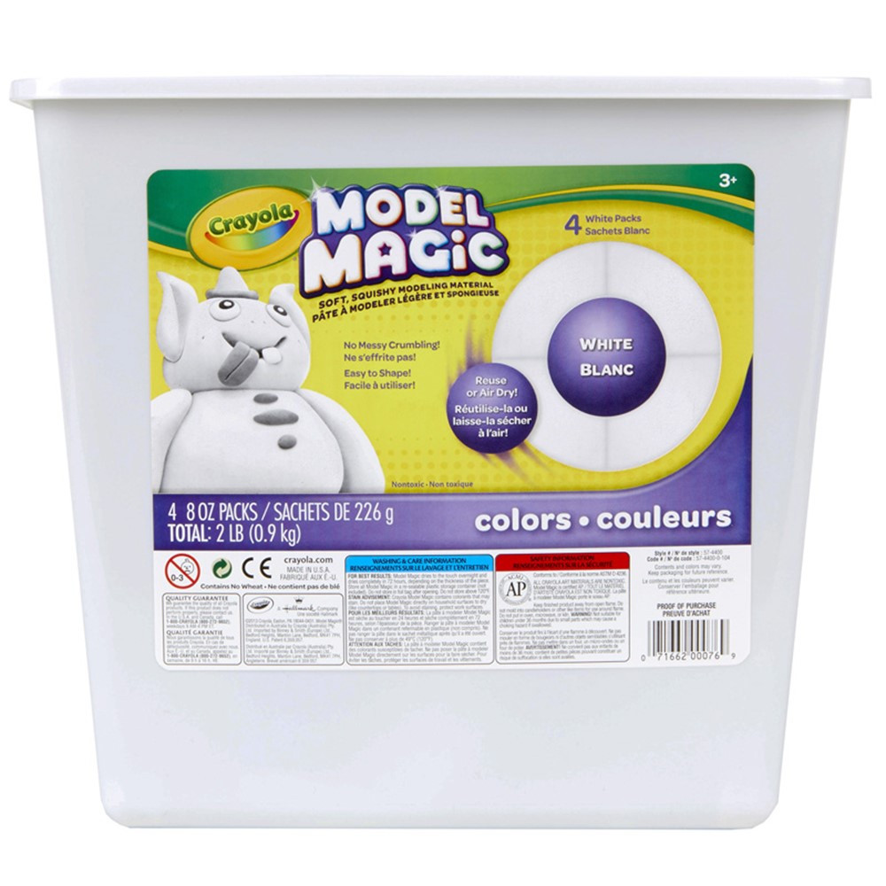 Model Magic Modeling Compound, White, 2 lb. Tub - BIN4400 | Crayola Llc