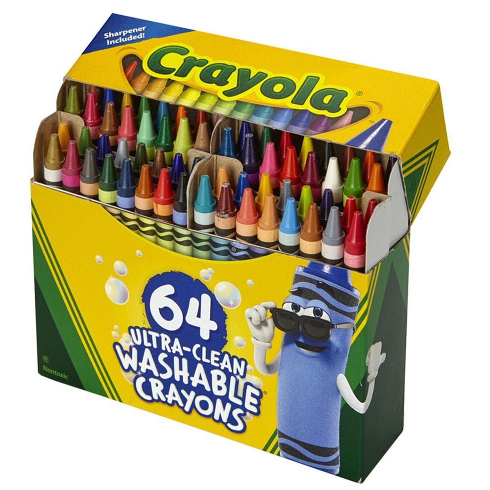 Crayola Triangular Crayon Classpack, 16 Colors, 256 Count