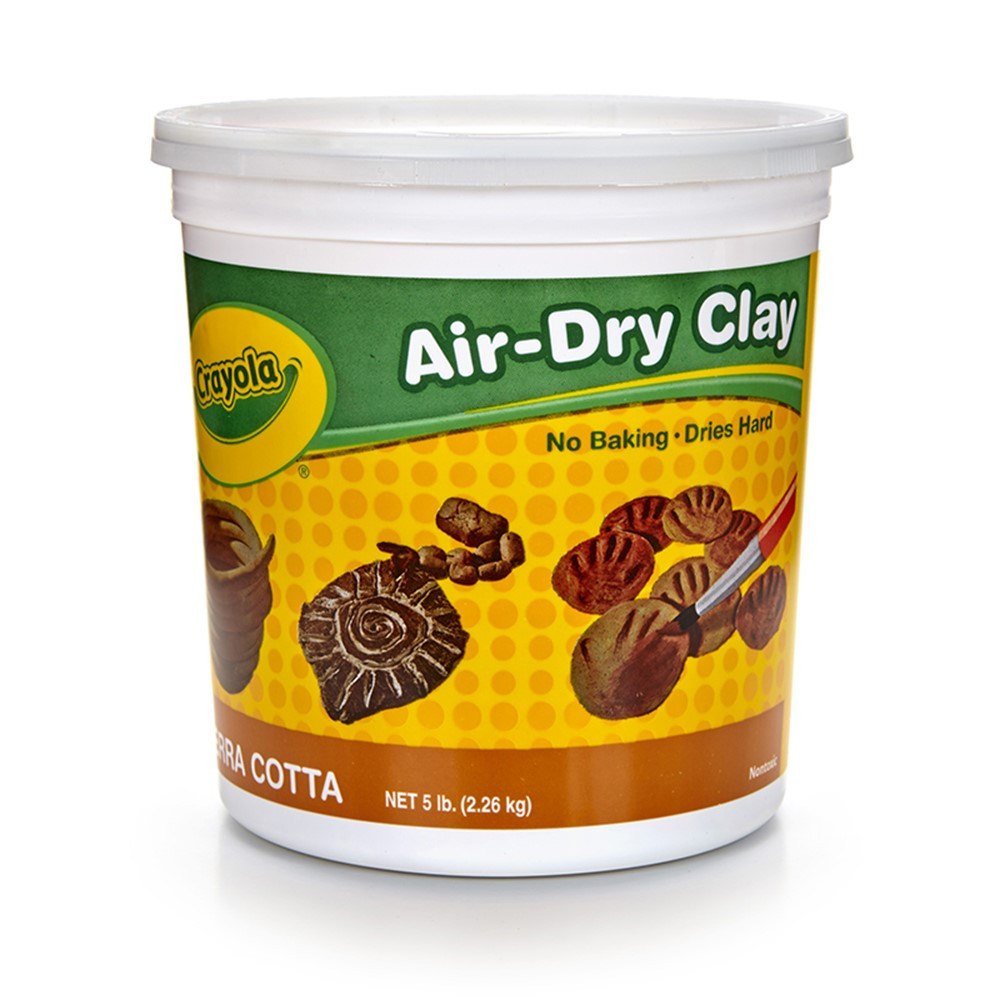 Crayola 5 lbs Air-Dry Clay, Terra Cotta