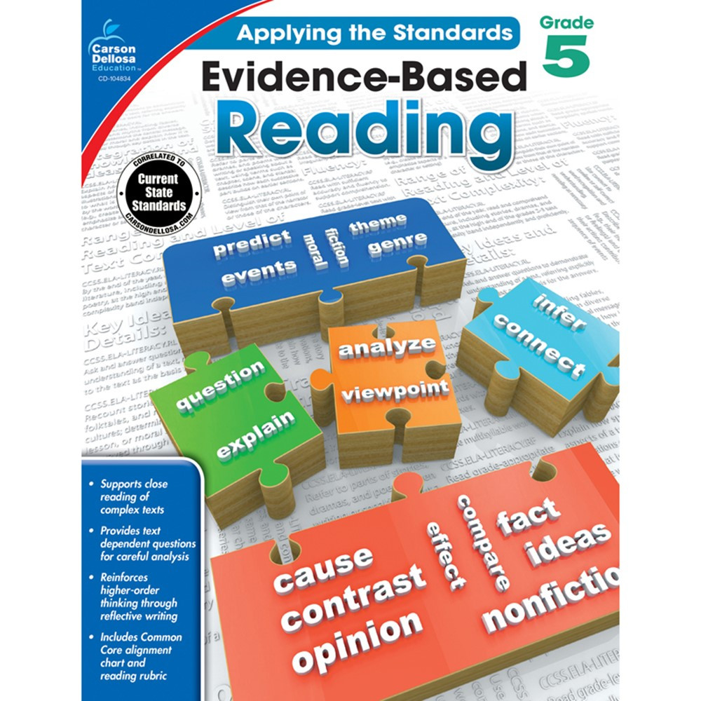 Evidence-Based Reading Workbook, Grade 5 - CD-104834 | Carson Dellosa