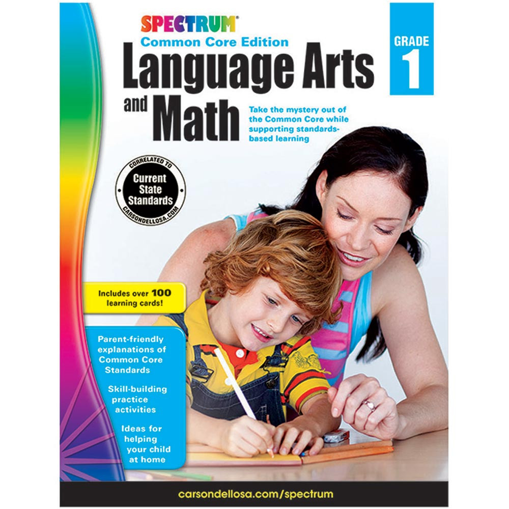 Spectrum Language Arts and Math, Grade 1 - CD-734044 | Carson Dellosa