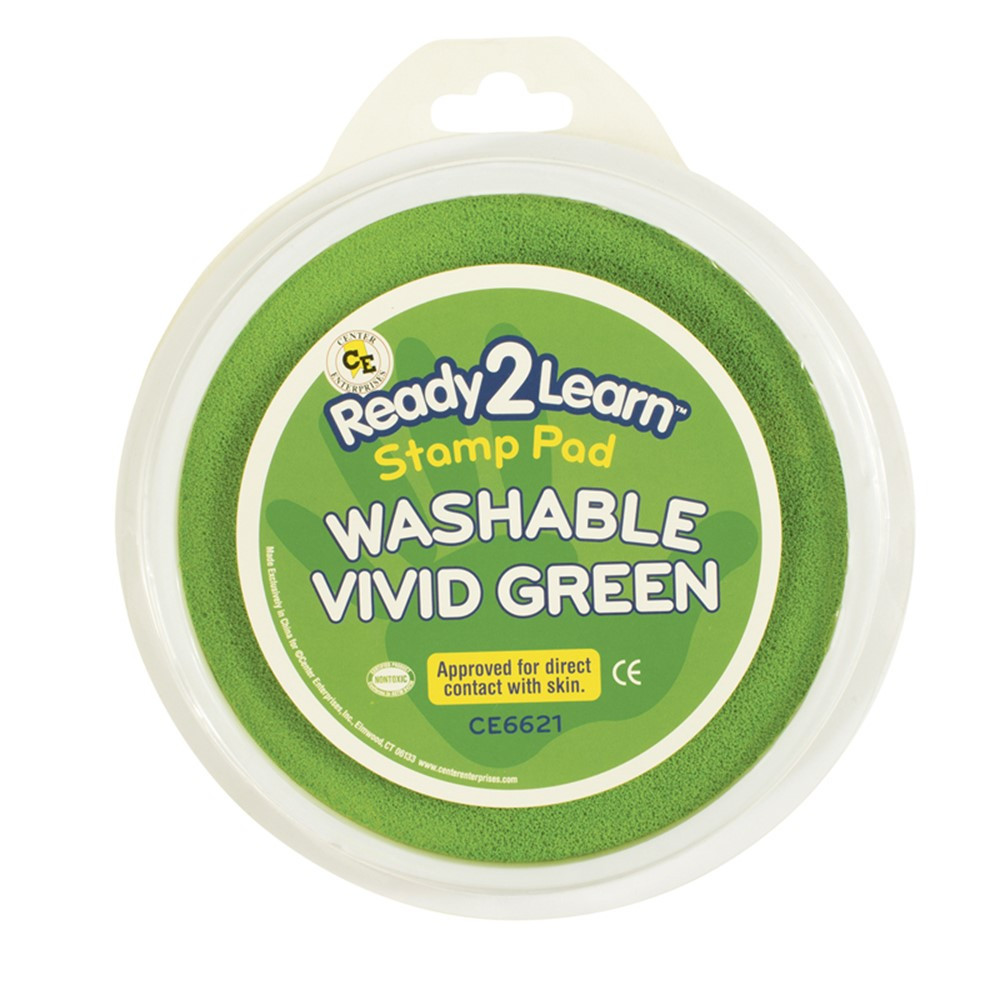 Ready 2 Learn Jumbo Circular Washable Stamp Pads - Classroom - Set of 10