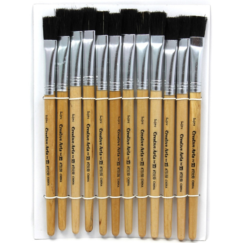 Charles Leonard Water Color Paint Brushes With Round Pointed Tip