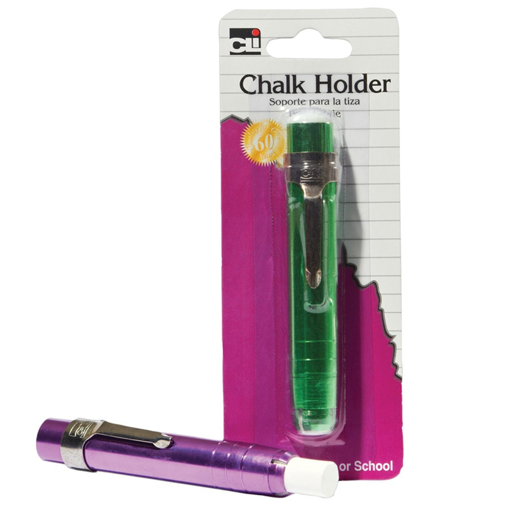 Chalk Holder, Aluminum, Assorted Colors - CHL74545