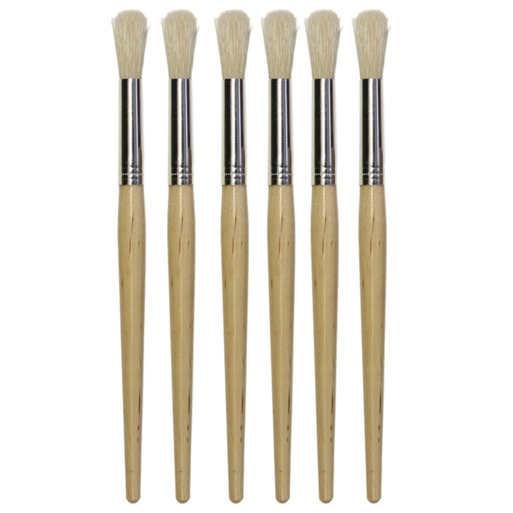 Beginner Paint Brush, Stubby Wood Handle, 6/Pack - CK-5151 | Dixon ...