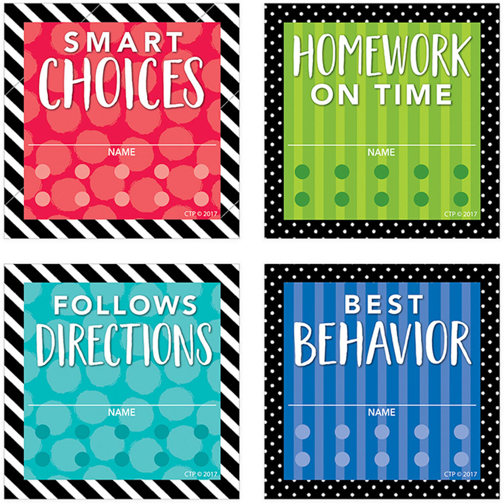 Behavior Punch Cards - Classroom Management Incentive