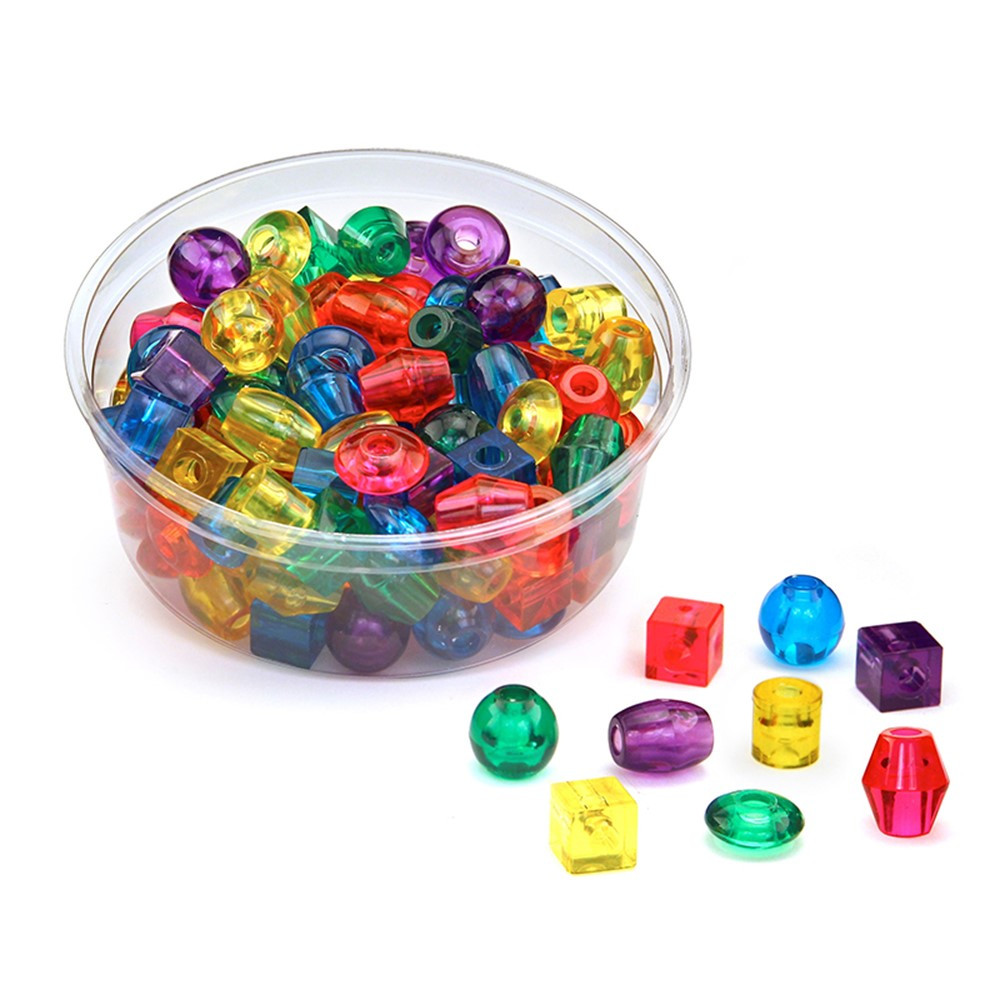 ABC Beads Assorted Colors  Craft and Classroom Supplies by Hygloss