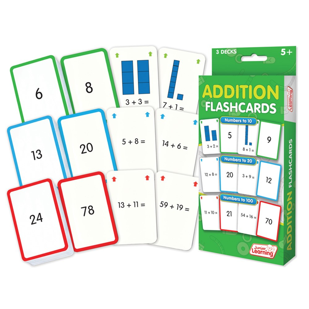 2nd grade math addition flash cards printable