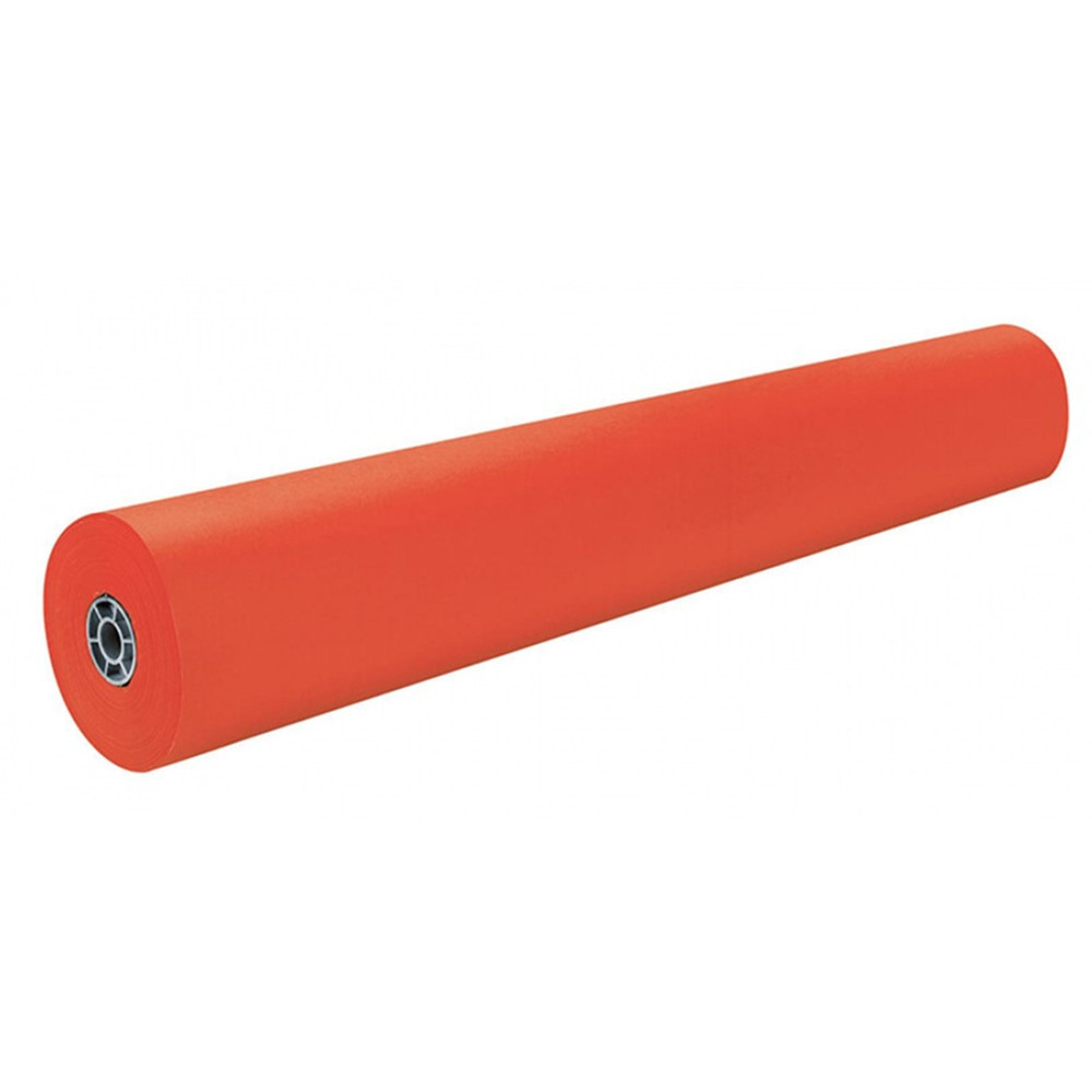 Colored Kraft Duo-Finish Paper, Orange, 36" x 1,000', 1 Roll - PAC63100