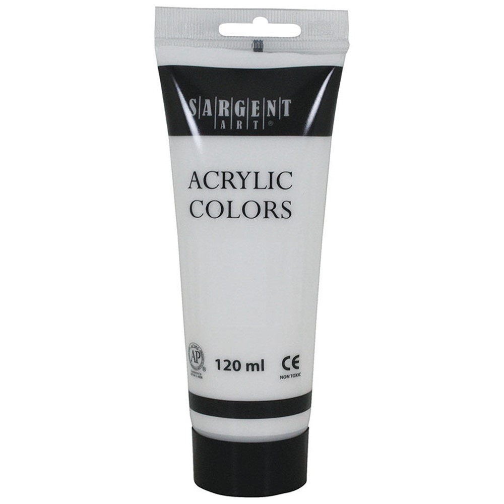 Acrylic Paint Tube, 120 ml, Titanium White - SAR230396, Sargent Art Inc.
