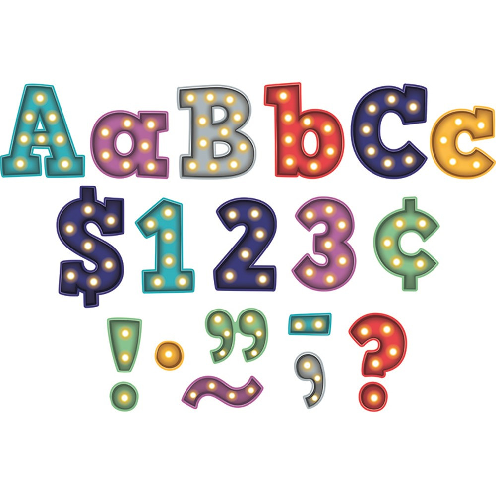 Foam Letters & Numbers, Assorted Colors, 266 Pieces