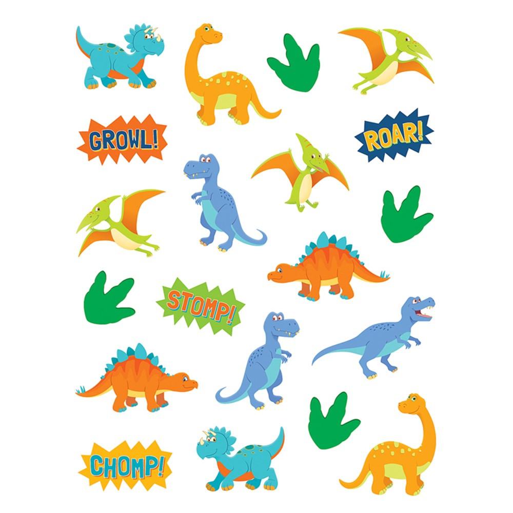  Dinosaurs  Stickers  TCR8197 Teacher Created Resources 