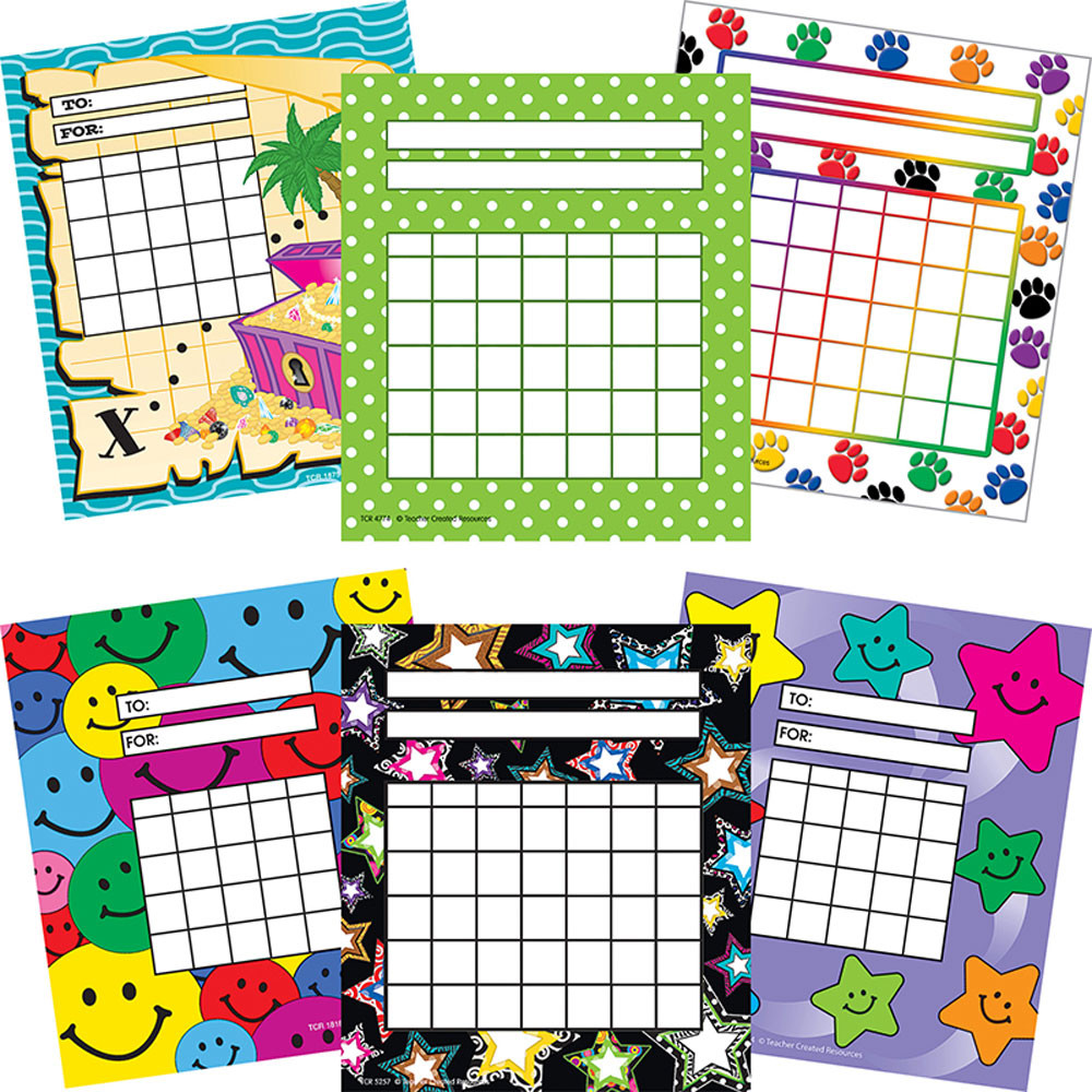 Incentive Charts Pack TCR9028 Teacher Created Resources