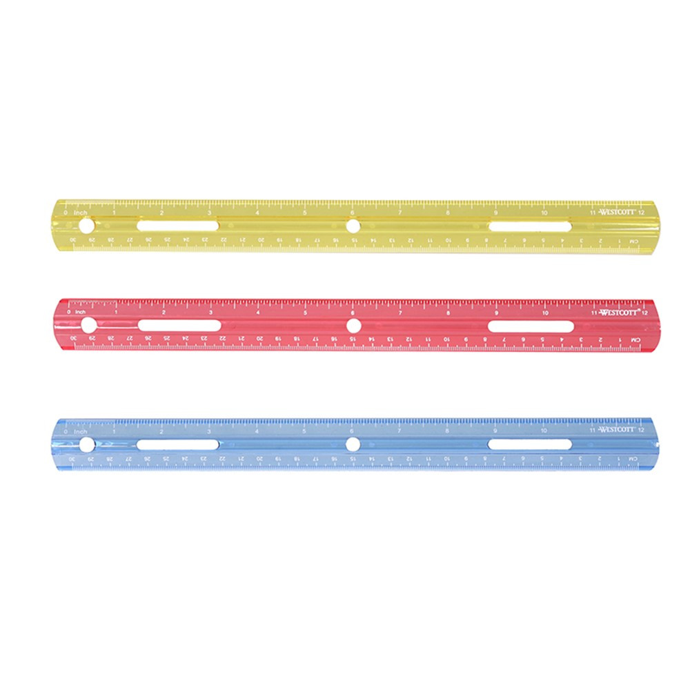 Plastic Ruler, 12 - ACM10526, Acme United Corporation