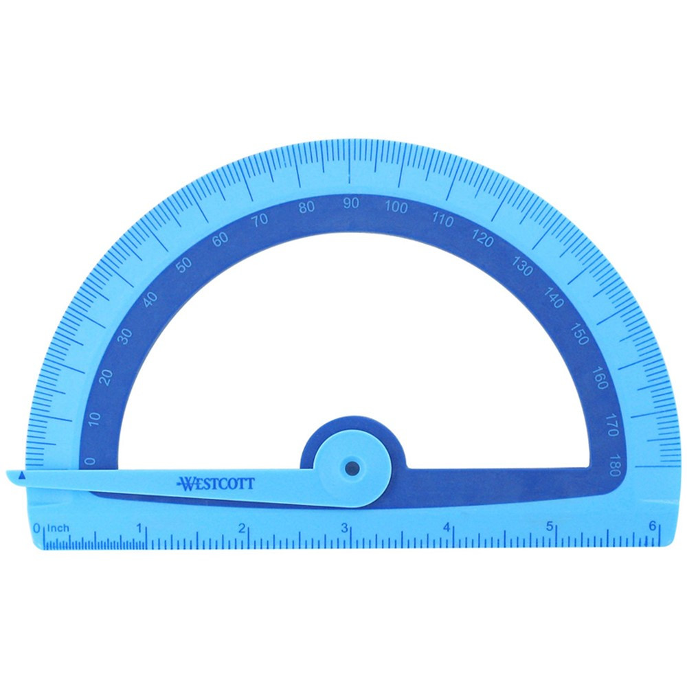 ACM14371 - Microban Kids Soft Touch Protractor in Drawing Instruments