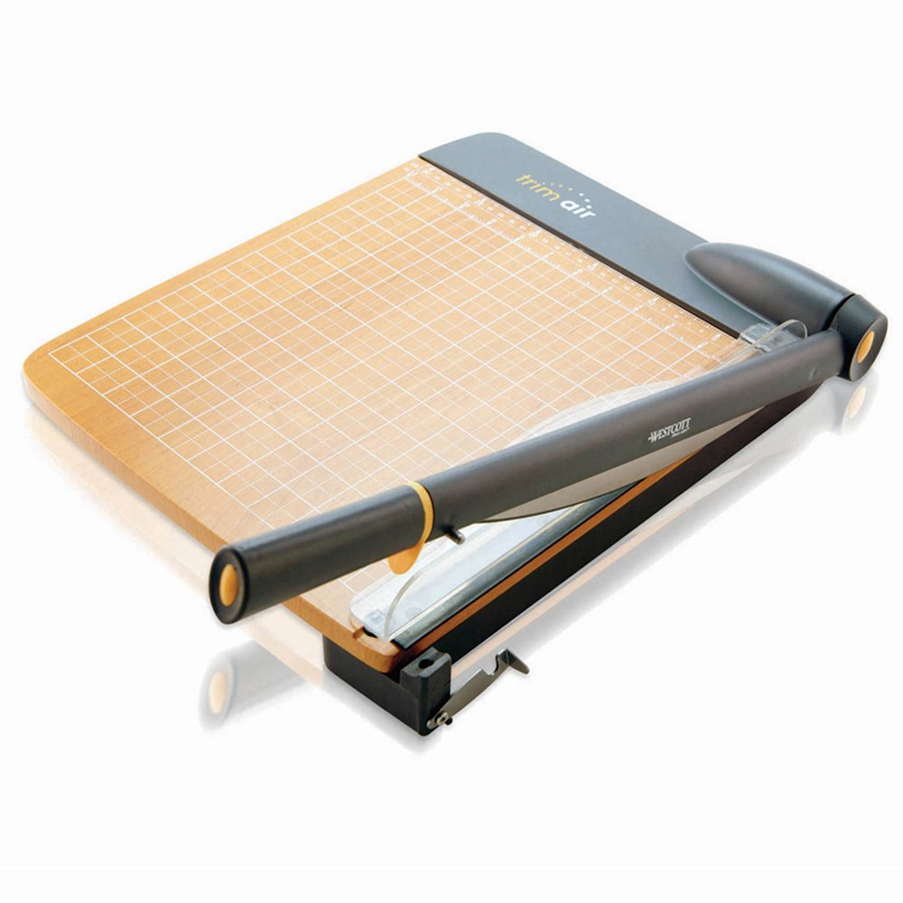 ACM15107 - Westcott Trimair Titanium Wood 15In Guillotine Paper Trimmer Mircroban in Paper Trimmers