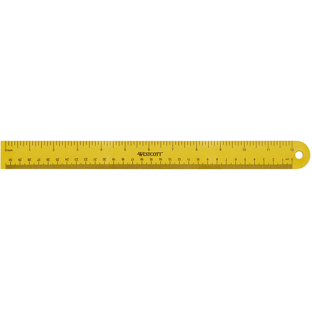 ACM15990 - Westcott 12In Magnetic Ruler in Rulers