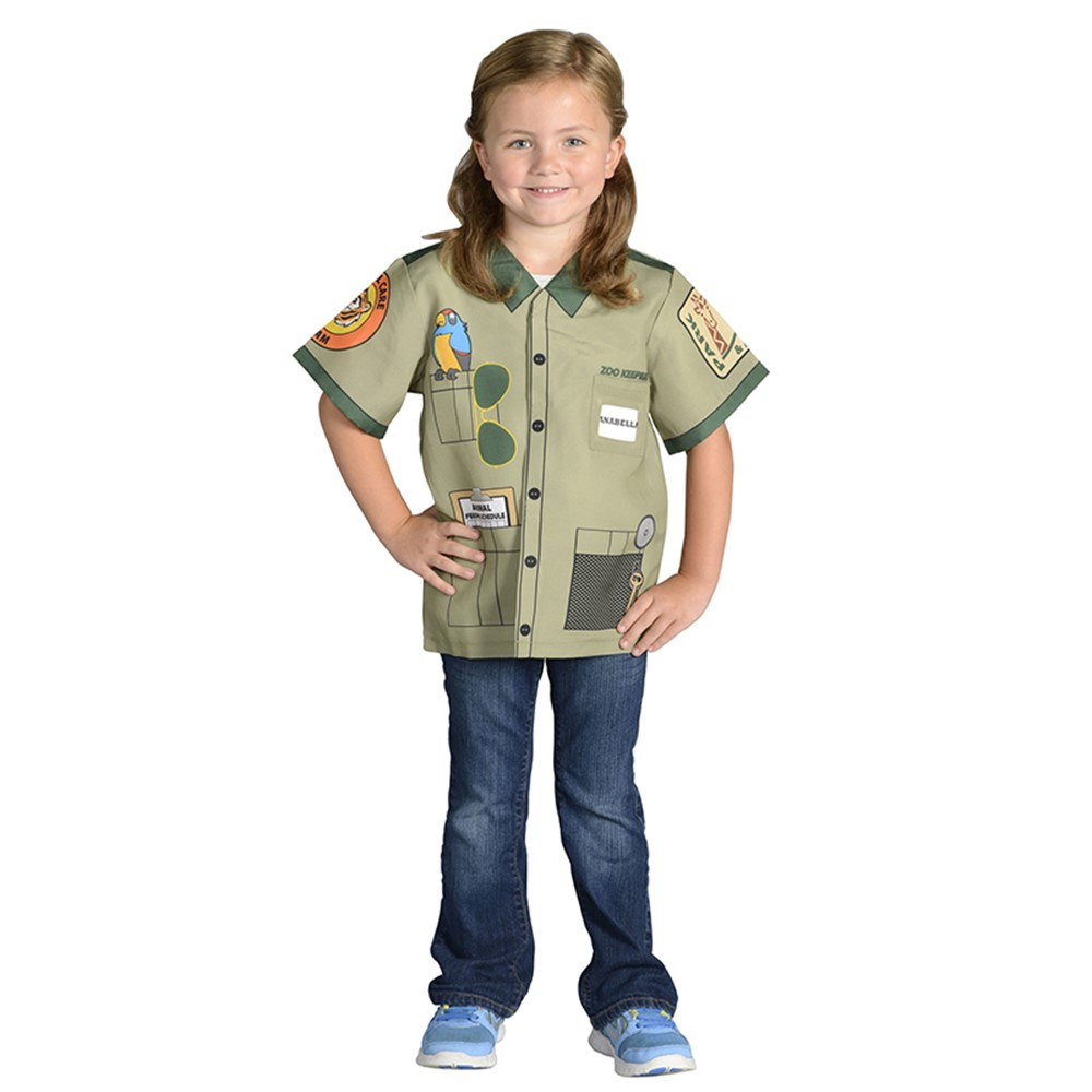 AEATZOO - My 1St Career Gear Zookeeper One Size Fits Most Ages 3-6 in Role Play