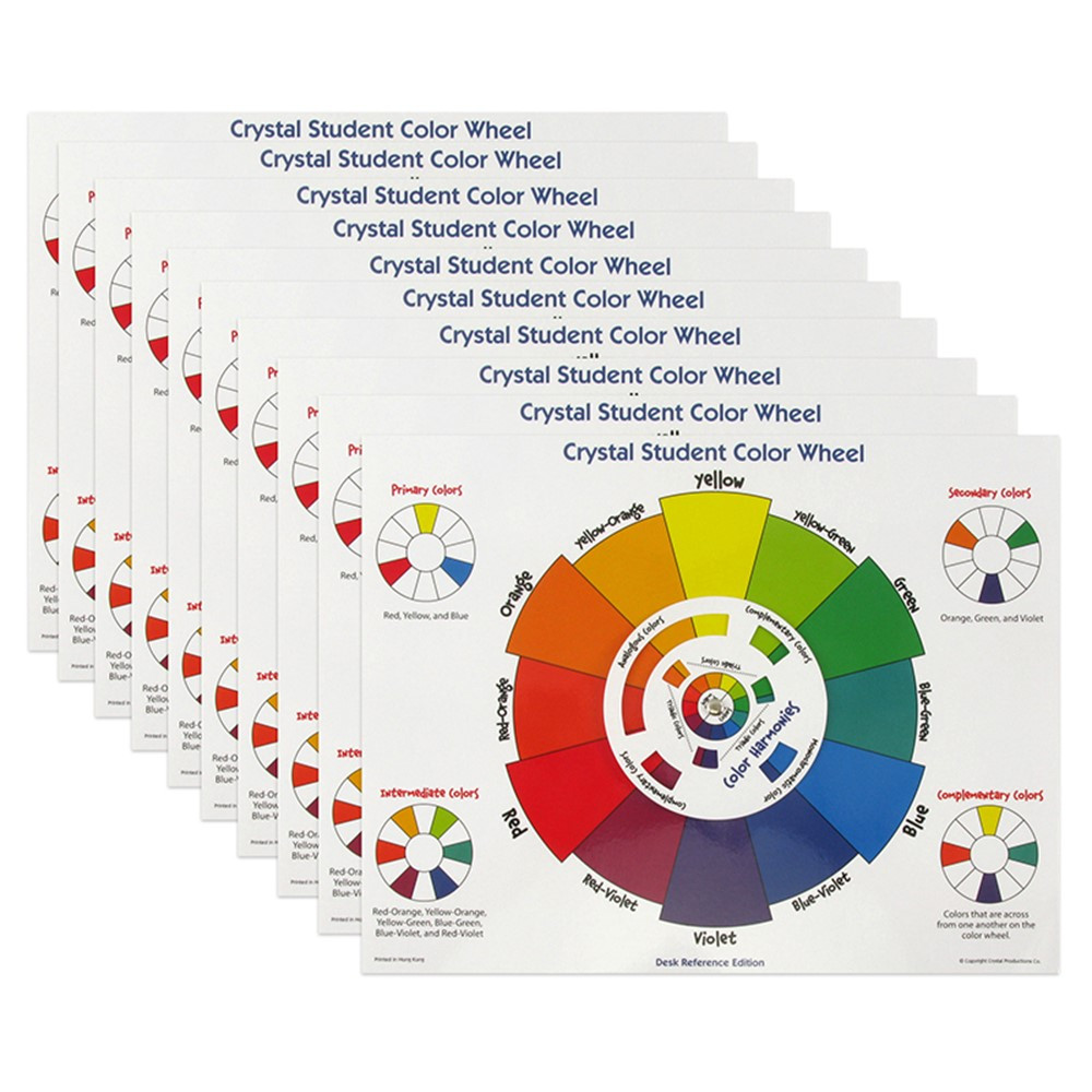 AEPCP7227D - Crystal Color Wheel Student in Earth Science