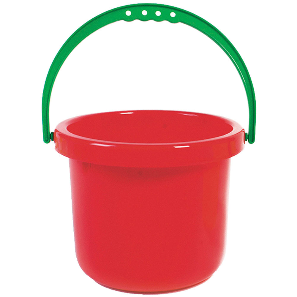 AEPYTSI417 - Large Red Bucket in Sand & Water