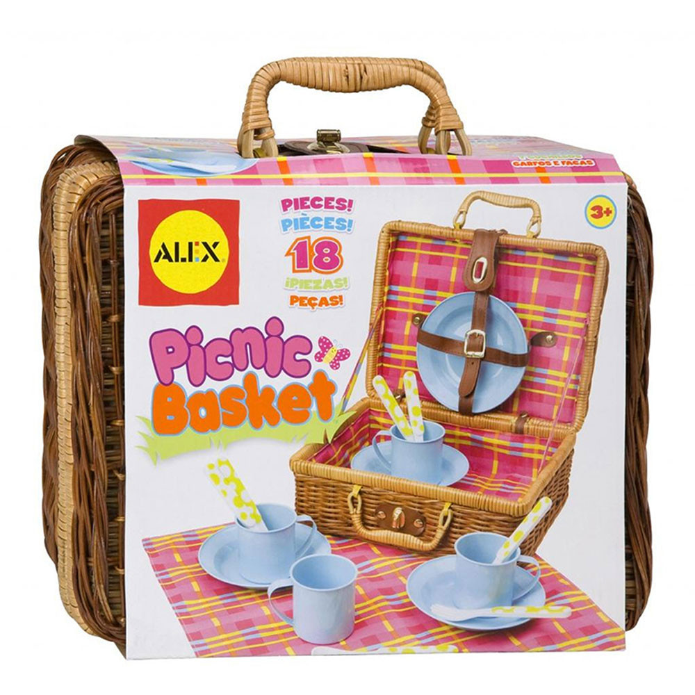 ALE708N - Pretend Picnic Basket in Play Food