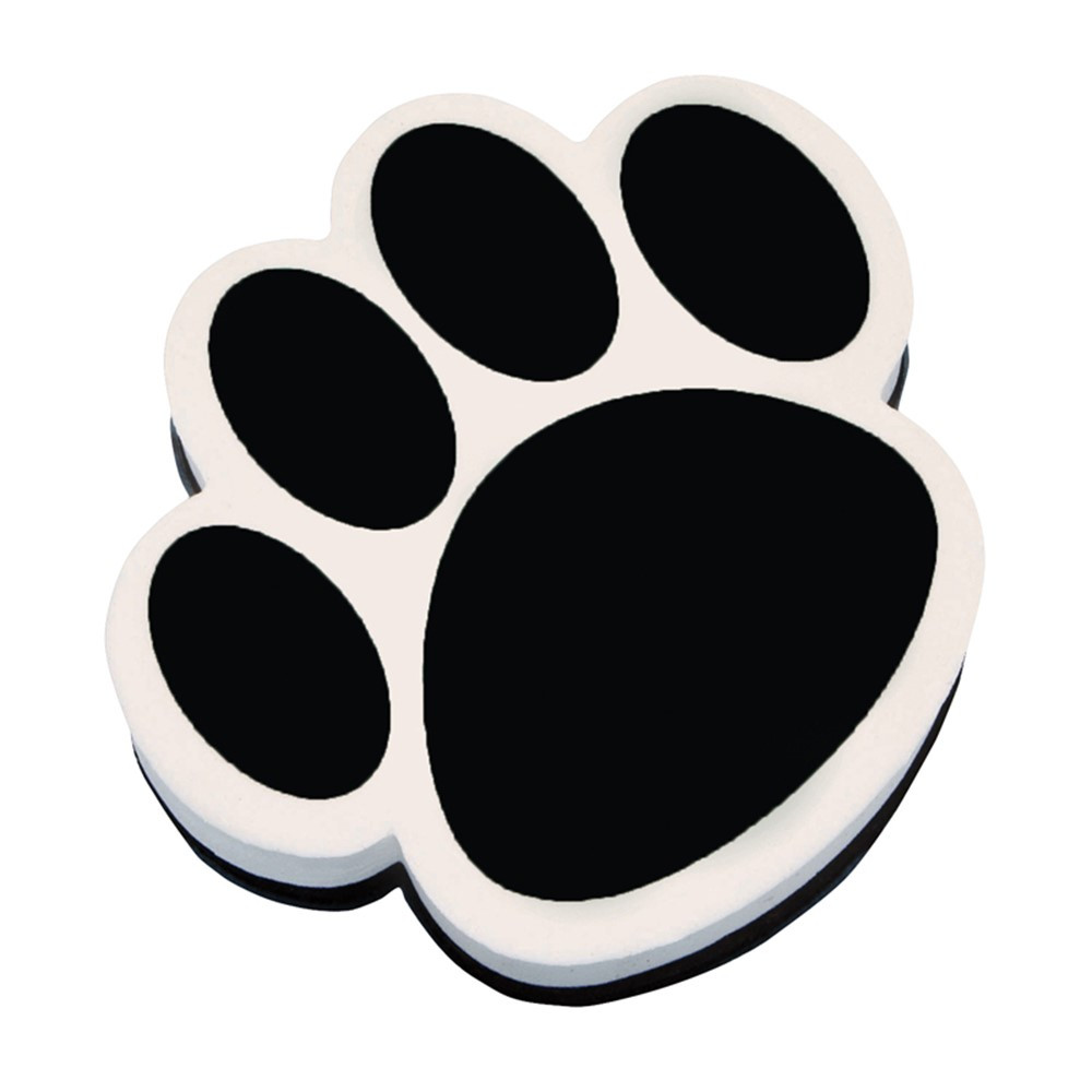 ASH10017 - Magnetic Whiteboard Eraser Black Paw in Whiteboard Accessories