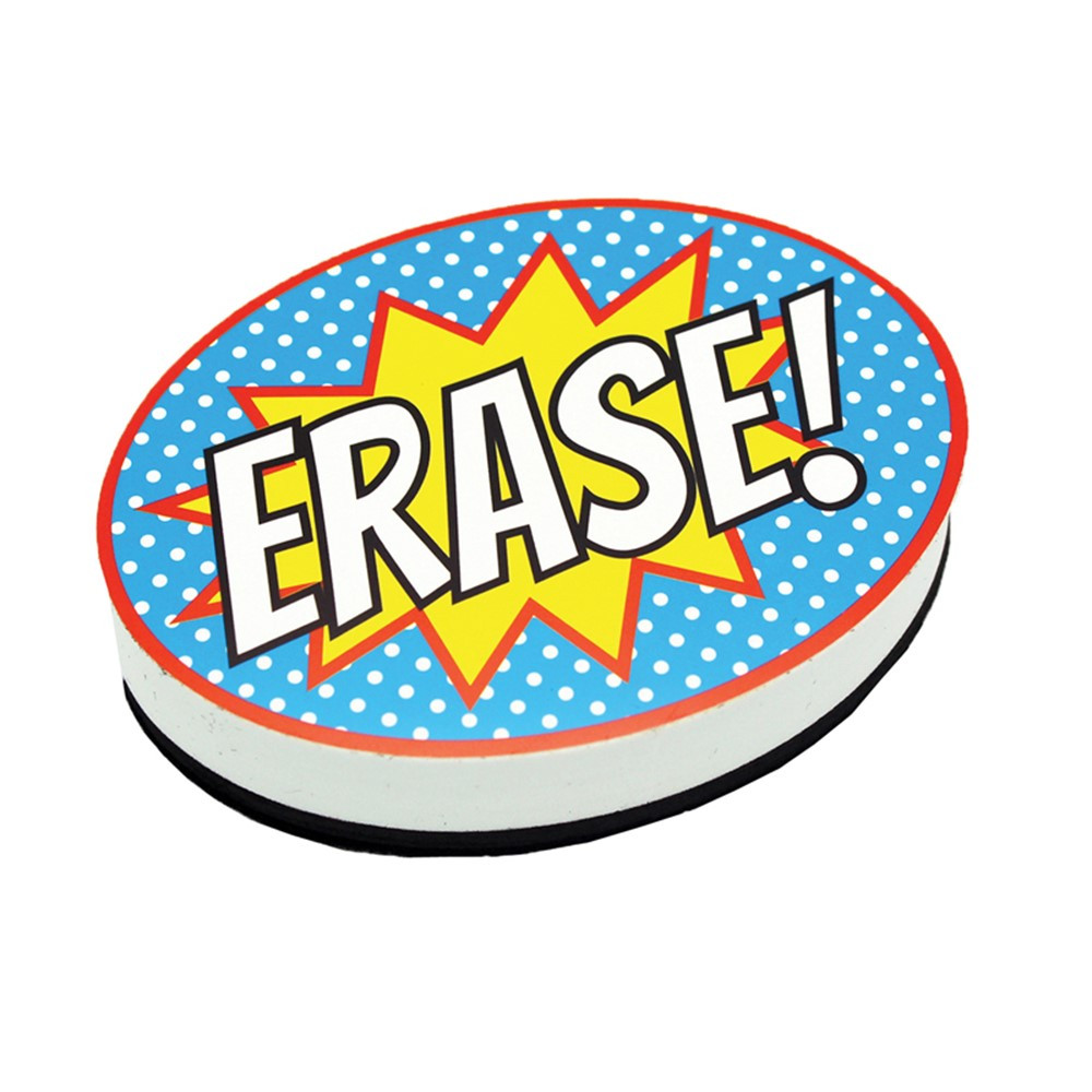 ASH10051 - Superhero Erase Magnetic Whiteboard Eraser in General