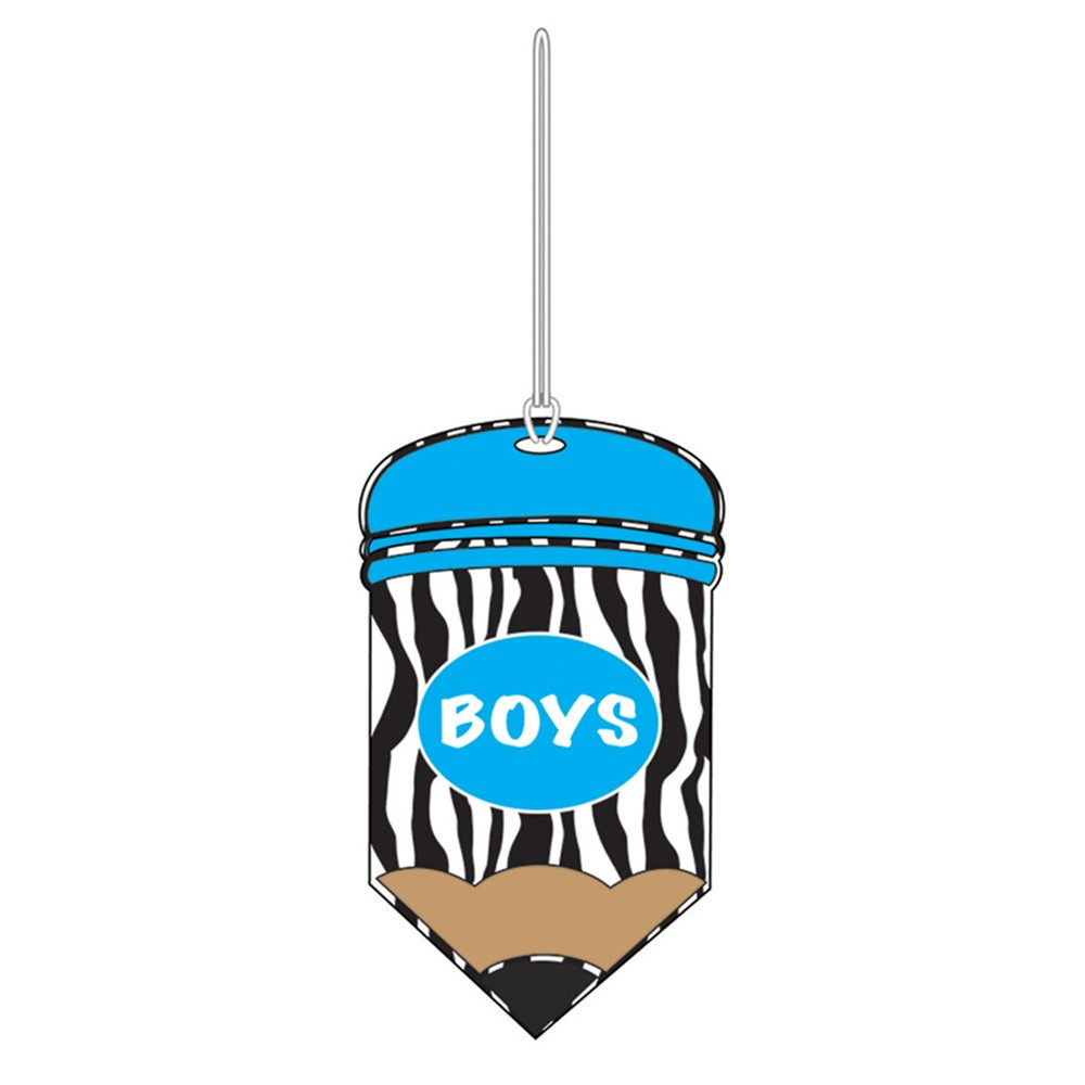 ASH10331 - Pencil Shaped Print Boys Pass in Hall Passes