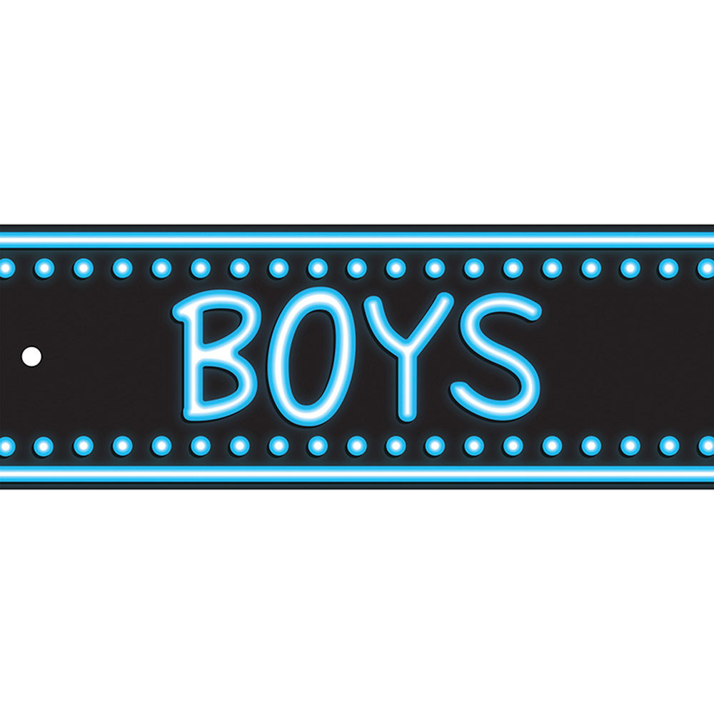 ASH10657 - Laminated Hall Pass Neon Boys in Hall Passes