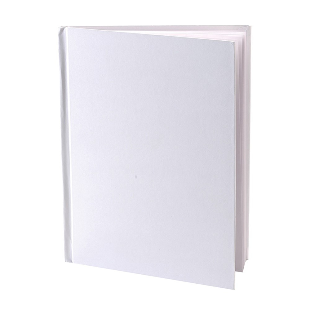 Blank Hardcover Book, White Pages, 5" x 4" Portrait, 14 Sheets/28 Pages - ASH10717 | Ashley Productions | Note Books & Pads