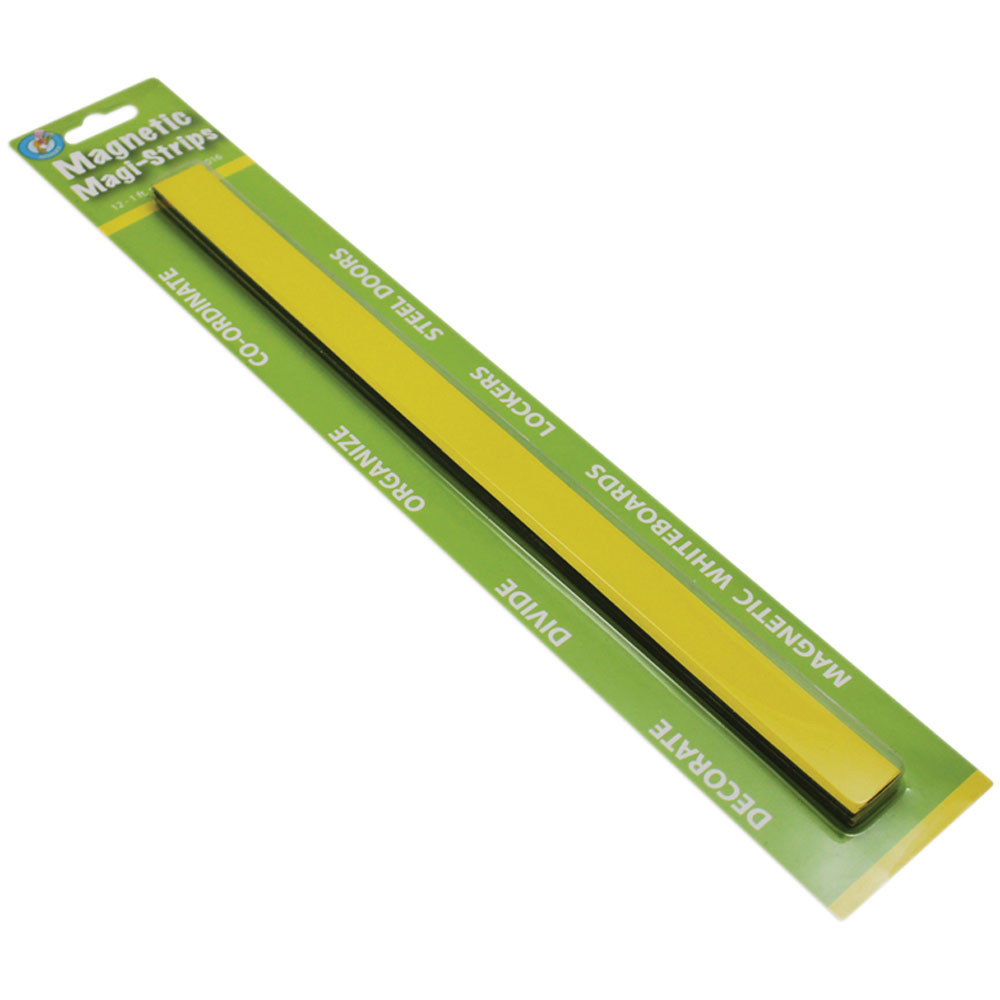 ASH11016 - Magnetic Magi-Strips Yellow in Whiteboard Accessories