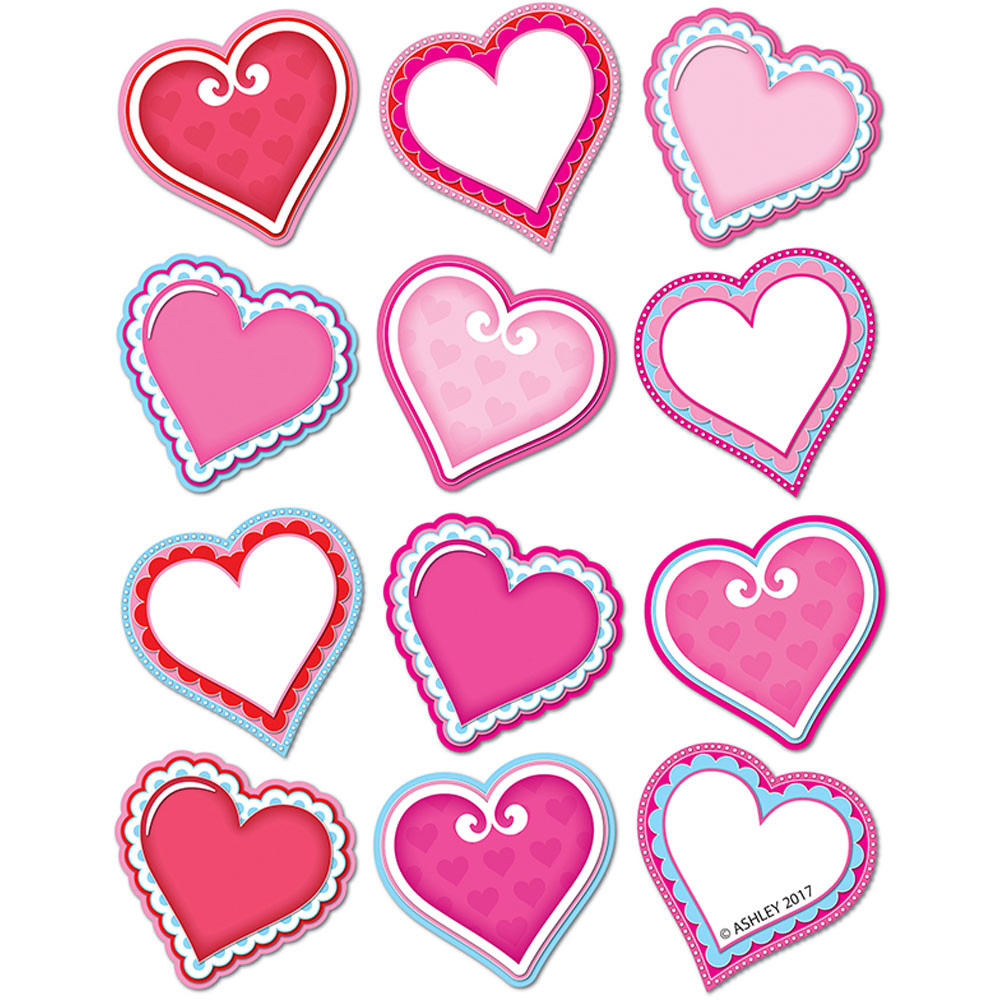 ASH77814 - Diecut Magnets Valentine Hearts in Accents