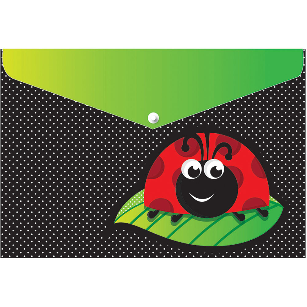 ASH90003 - Decorated Poly Folder Ladybug in General
