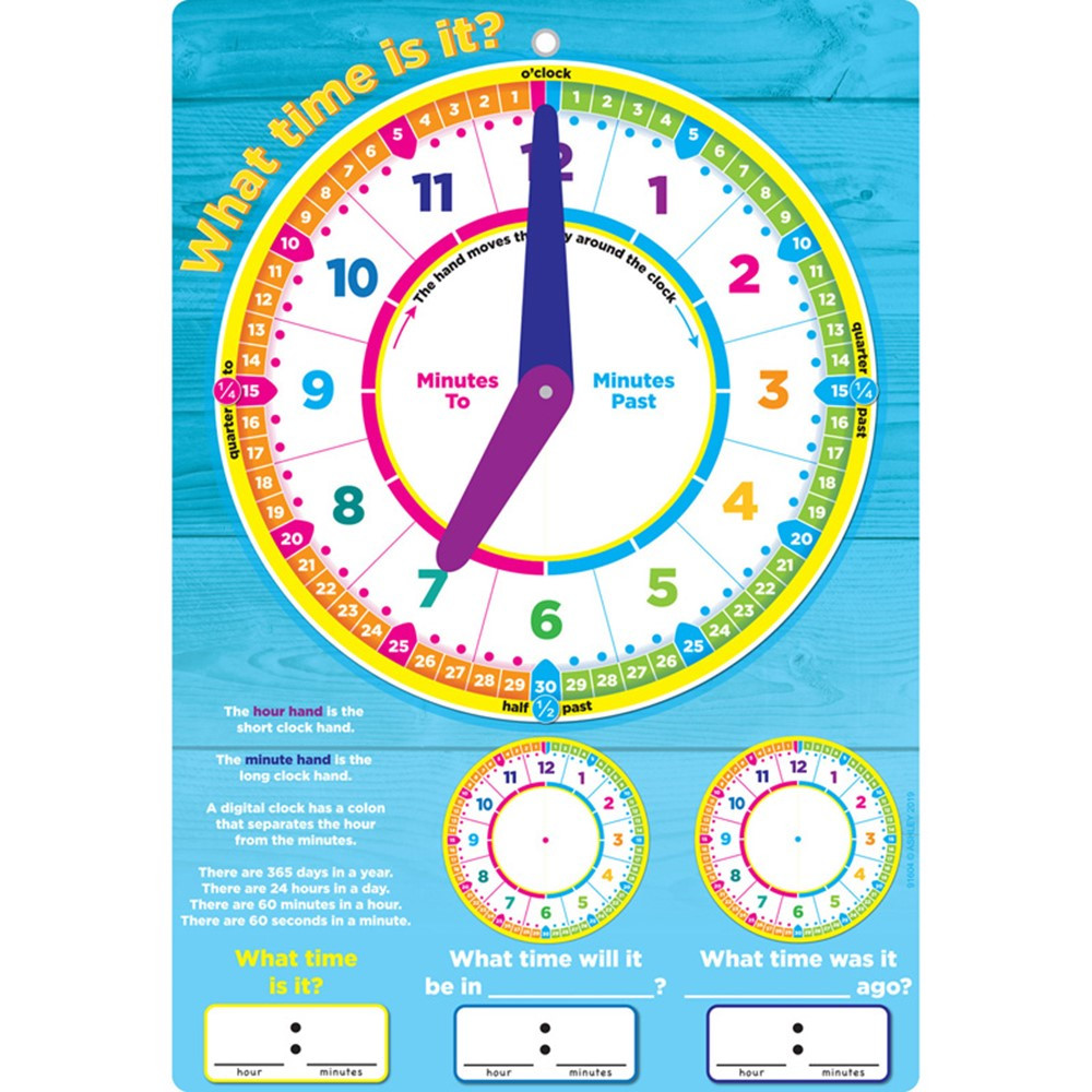 Smart Poly Smart Wheel, Advanced Clock - ASH91604 | Ashley Productions | Time