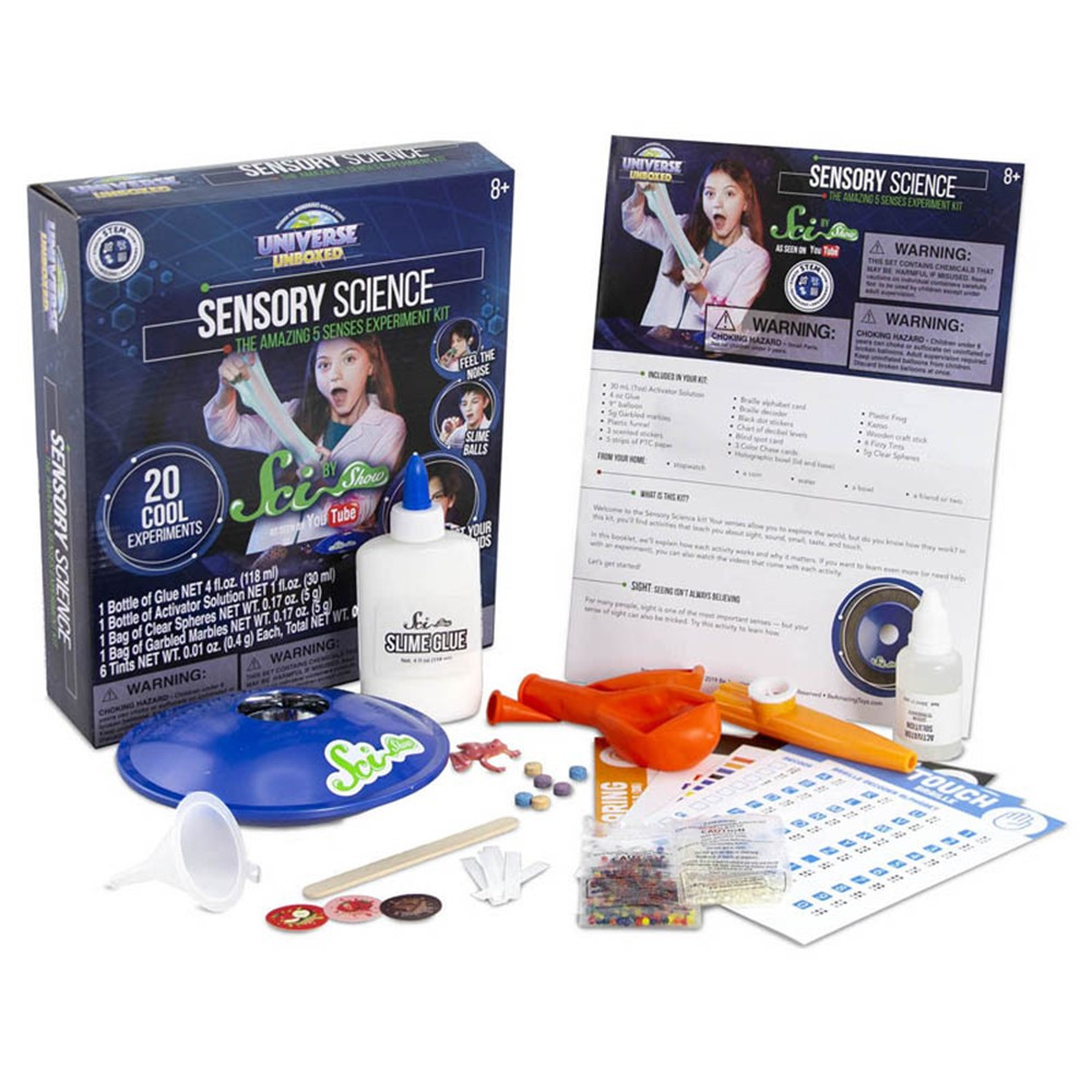 Science Kit: Sensory Science - BAT6340 | Be Amazing Toys | Experiments