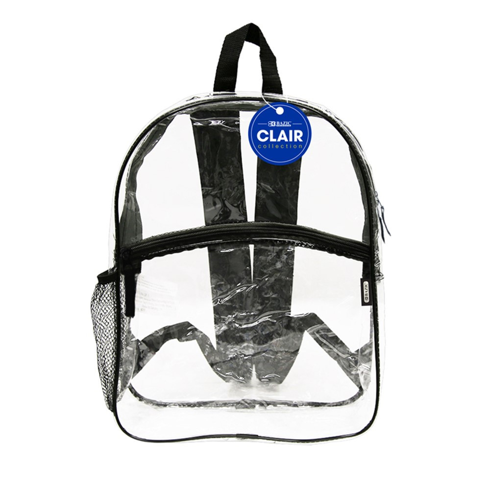 Clear Backpack 17 - BAZ1011 | Bazic Products | Accessories"