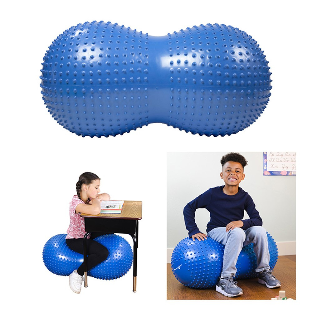 Sensory Peanut Stability Ball - BBASR95BU | Bouncy Bands | Chairs
