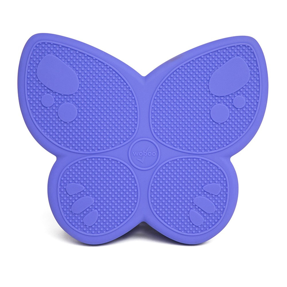 Wiggle Seat Sensory Cushion, Purple Butterfly - BBAWSSBUPU | Bouncy Bands | Floor Cushions