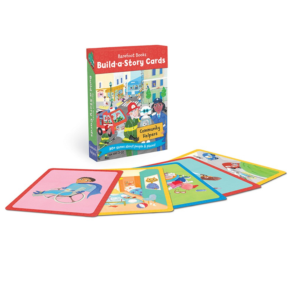 Build-a-Story Cards: Community Helpers - BBK9781782857402 | Barefoot Books | Language Arts
