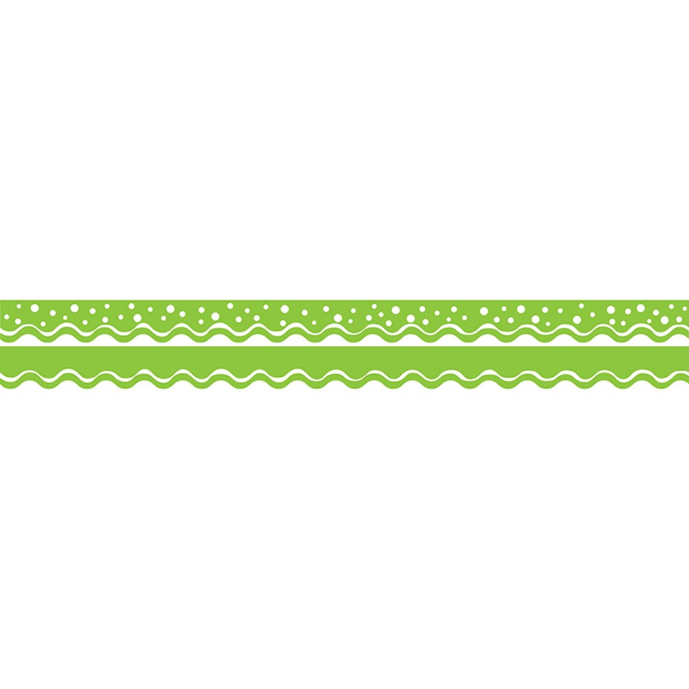 BCPLL995 - Happy Lime Border Double-Sided Scalloped Edge in Border/trimmer