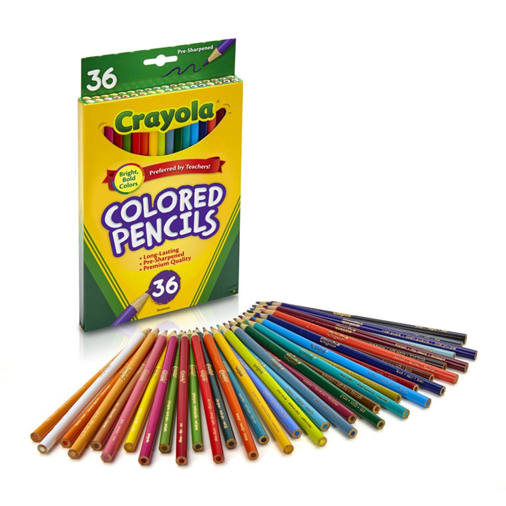 BIN4036 - Crayola Colored Pencils 36Ct Asst in Colored Pencils