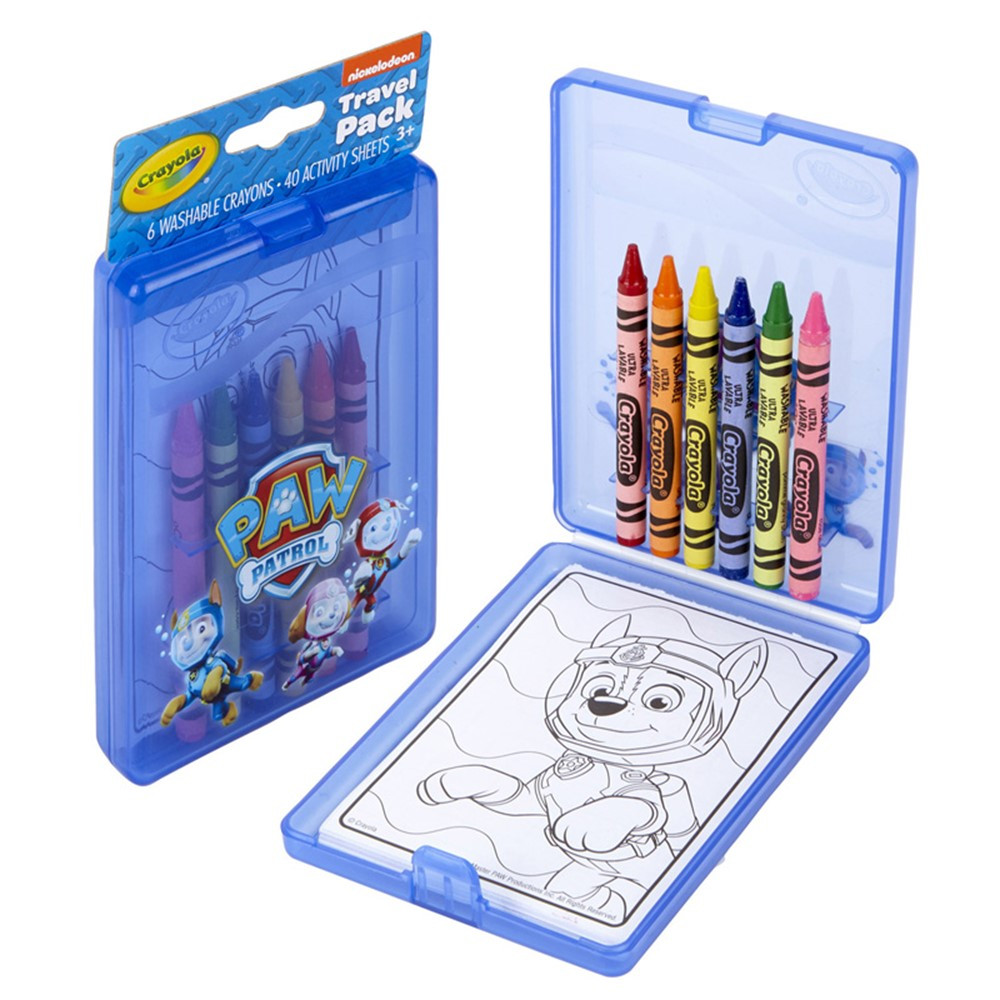 Download Paw Patrol Travel Pack Bin40393 Crayola Llc Art Activity Books