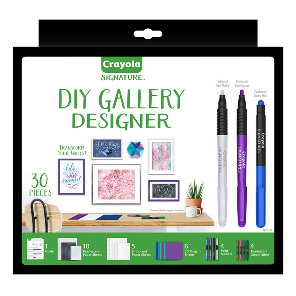 Signature DIY Gallery Designer - BIN40459 | Crayola Llc | Art & Craft Kits