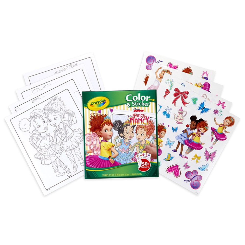 Color & Sticker, Fancy Nancy - BIN40545 | Crayola Llc | Art Activity Books