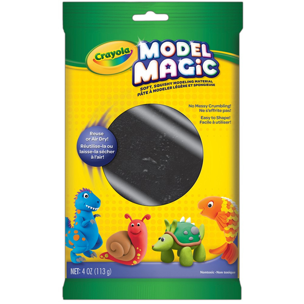Crayola Model Magic Modeling Compound, Black, 4 oz.