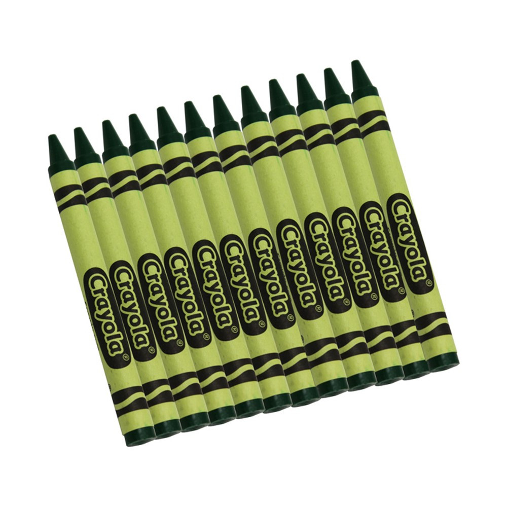 Forest Green Crayola Crayons - 10 Pack