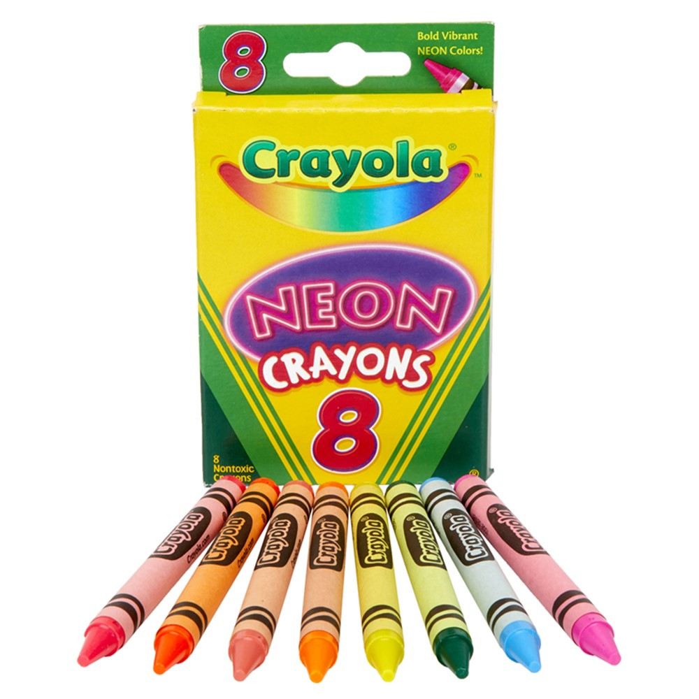 Neon Crayons, Pack of 8 - BIN523418 | Crayola Llc | Crayons