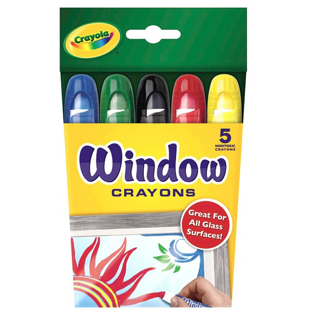 BIN529765 - Crayola Washable Window Crayons in Crayons