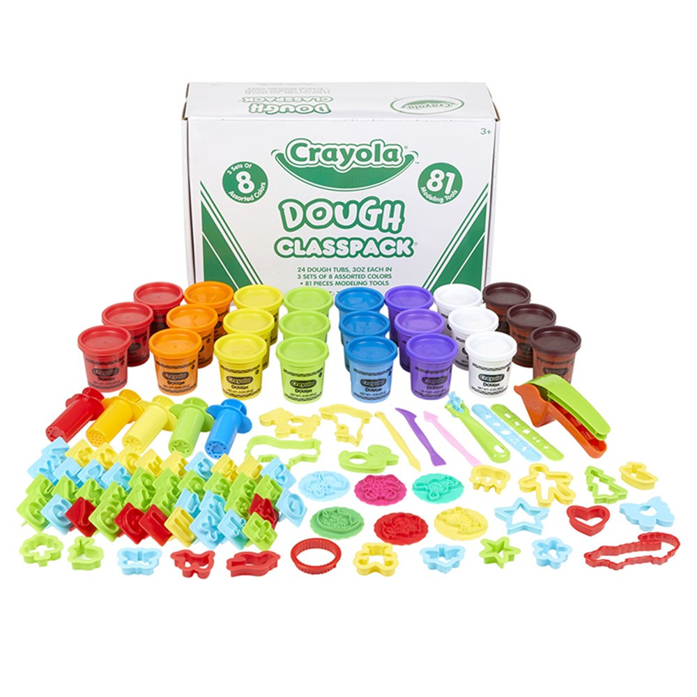Classpack Dough with Clay Tools - BIN570172 | Crayola Llc | Dough & Dough Tools